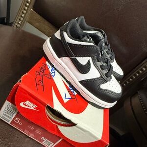 Nike Kids Black and White Sneakers